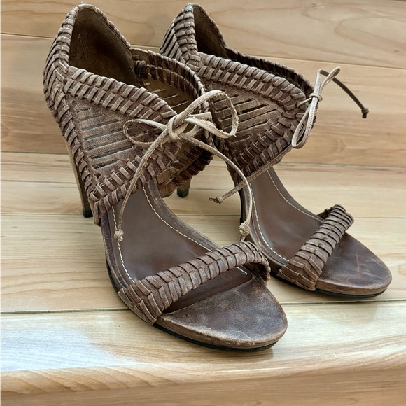 All Saints Braided Leather Sandal - Picture 7 of 9